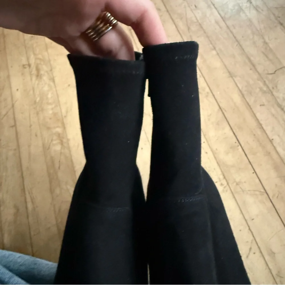 NWOB INEZ Paz 70 Ankle Boots Black Suede Zip Up US 9.5 - Picture 7 of 13